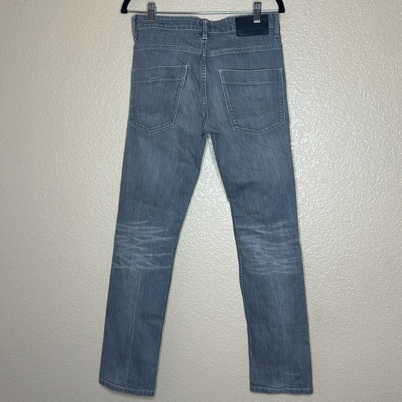 HUGO BOSS Cliff Orange 63 Slim Fit Jeans Mens 30x32 Ankle Stretchy Faded - Picture 5 of 7